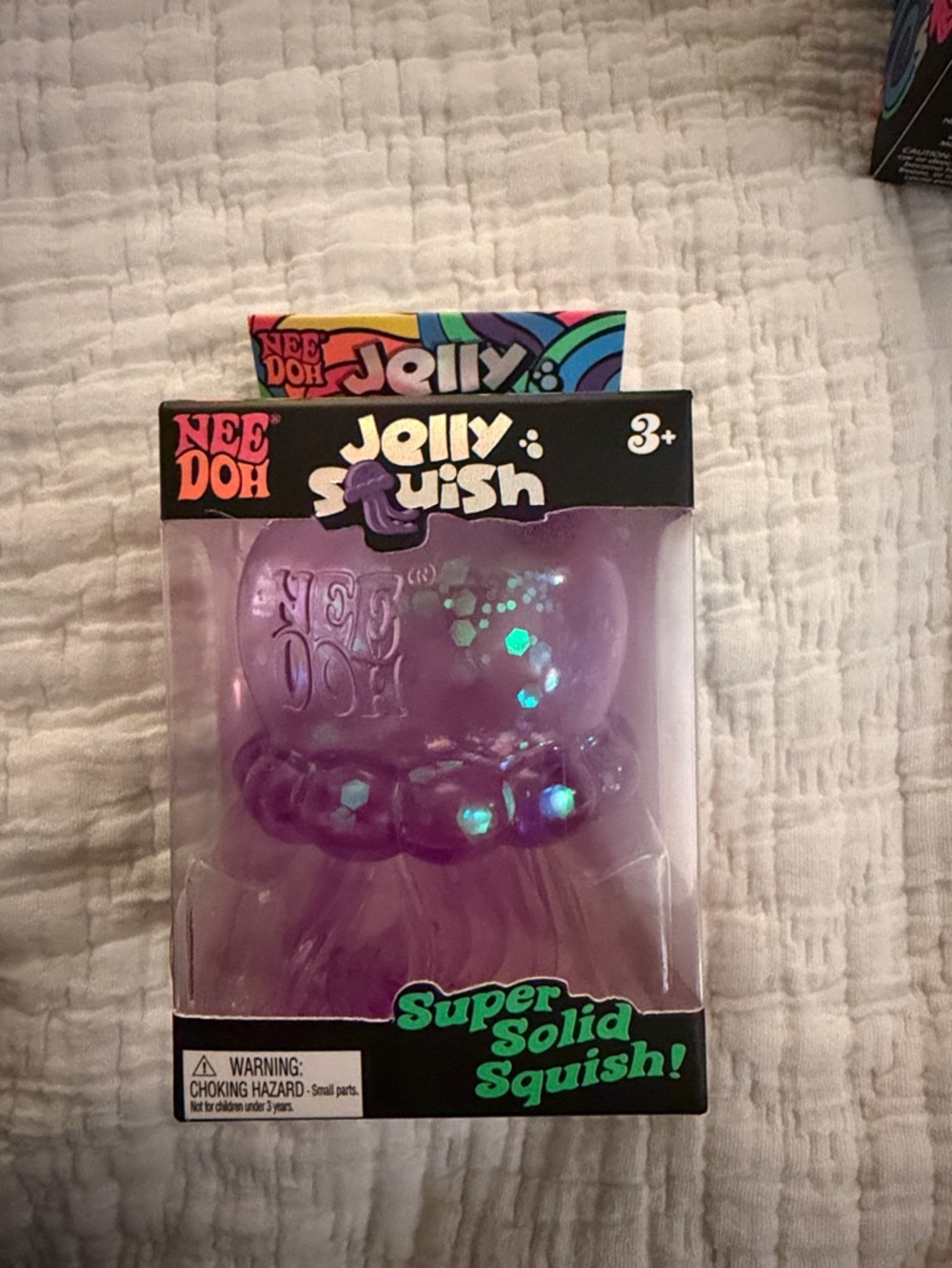 Nee Doh Jelly Squish Purple Super Solid Squish
